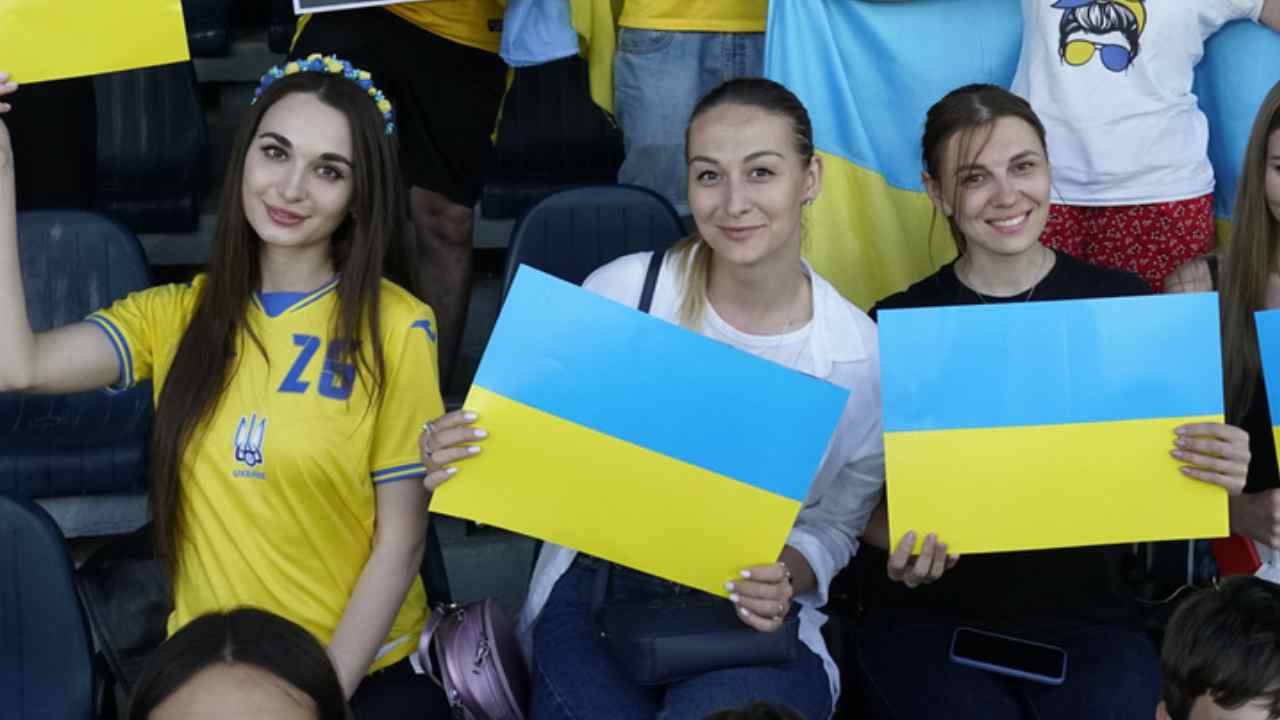 tifose ucraine - foto LaPresse