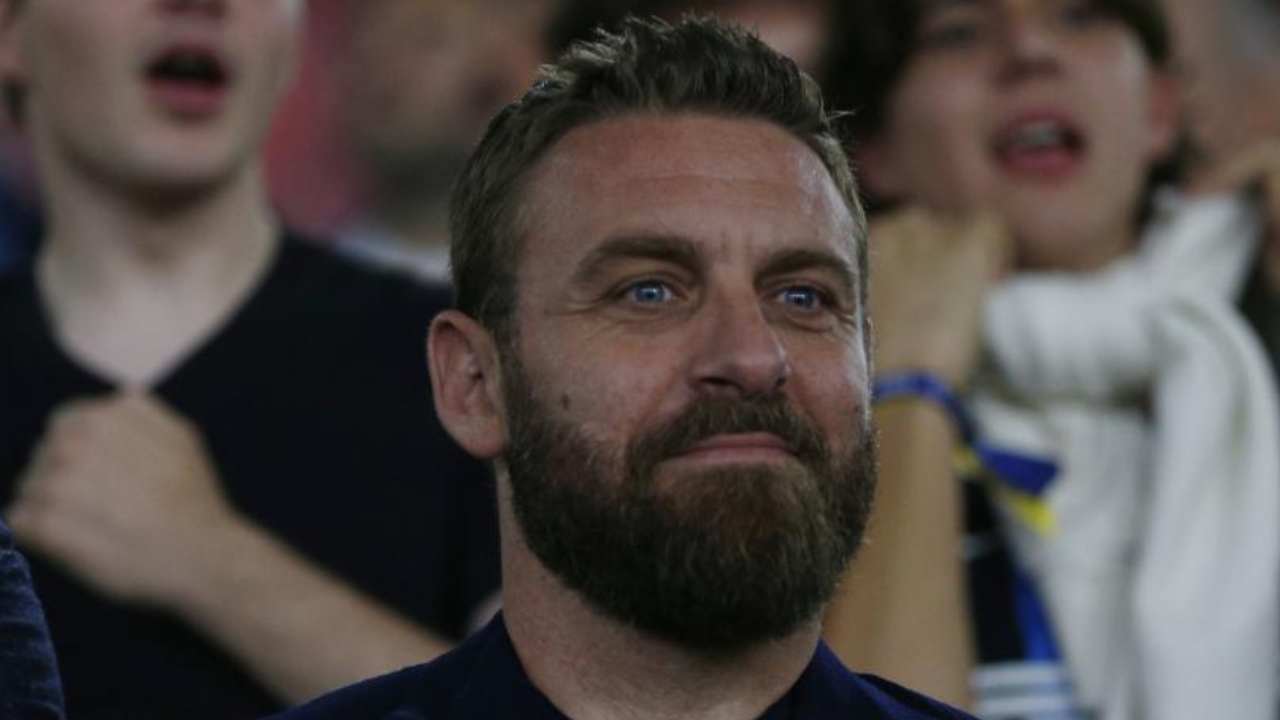 De Rossi allo stadio foto LaPresse