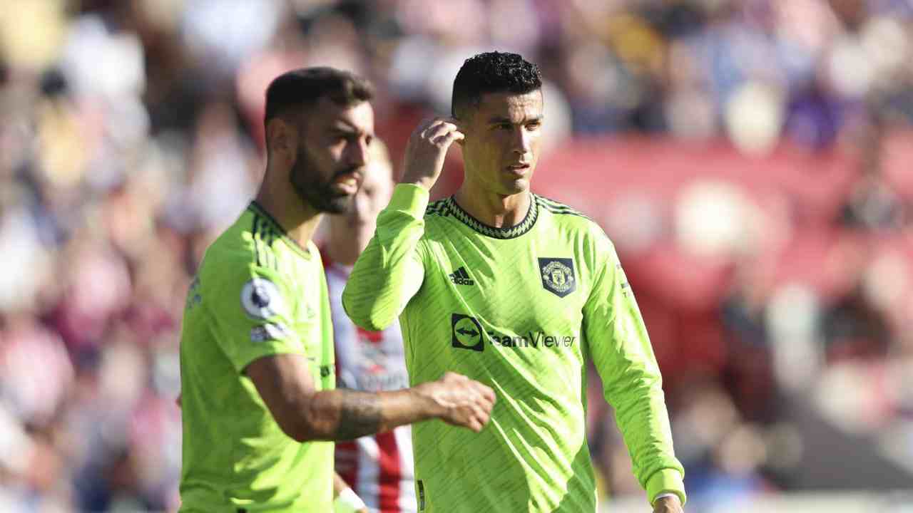 Fernandes e Ronaldo foto LaPresse