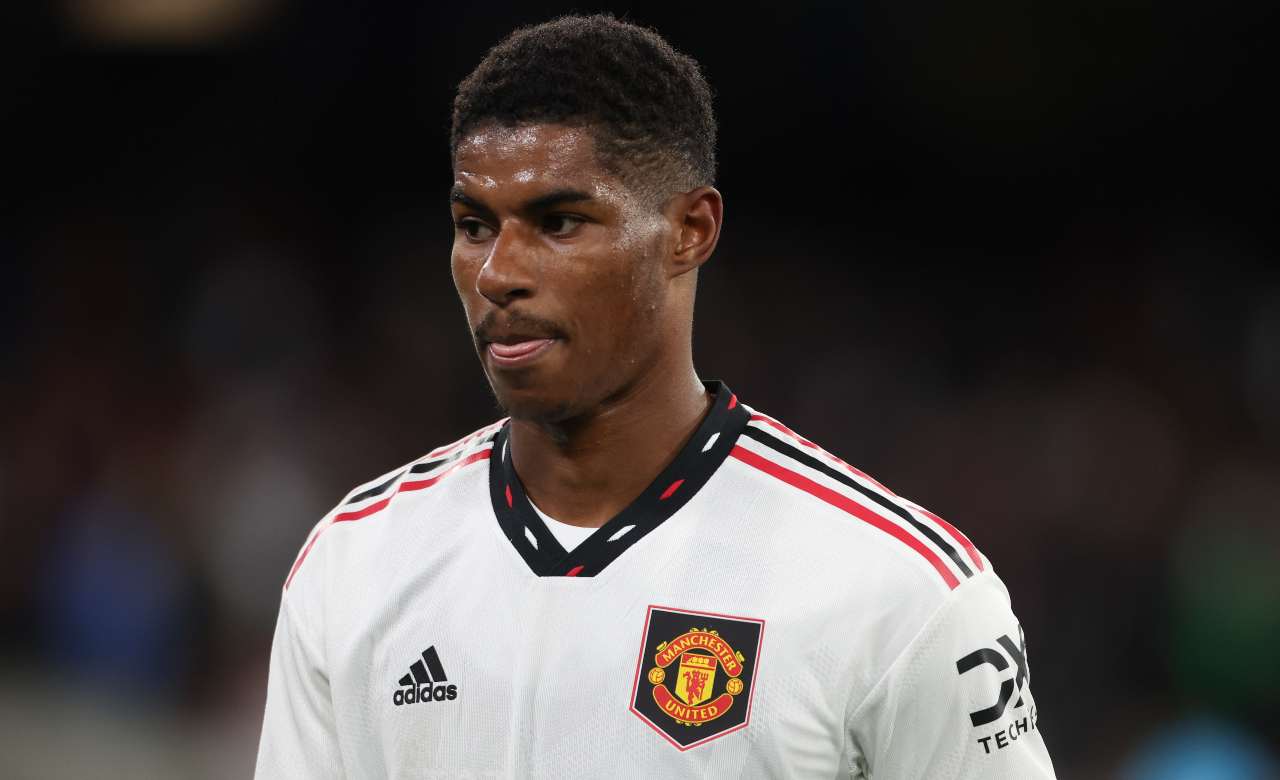 Marcus Rashford è tra gli attenzionati del PSG per rinforzare l'attacco (LaPresse)