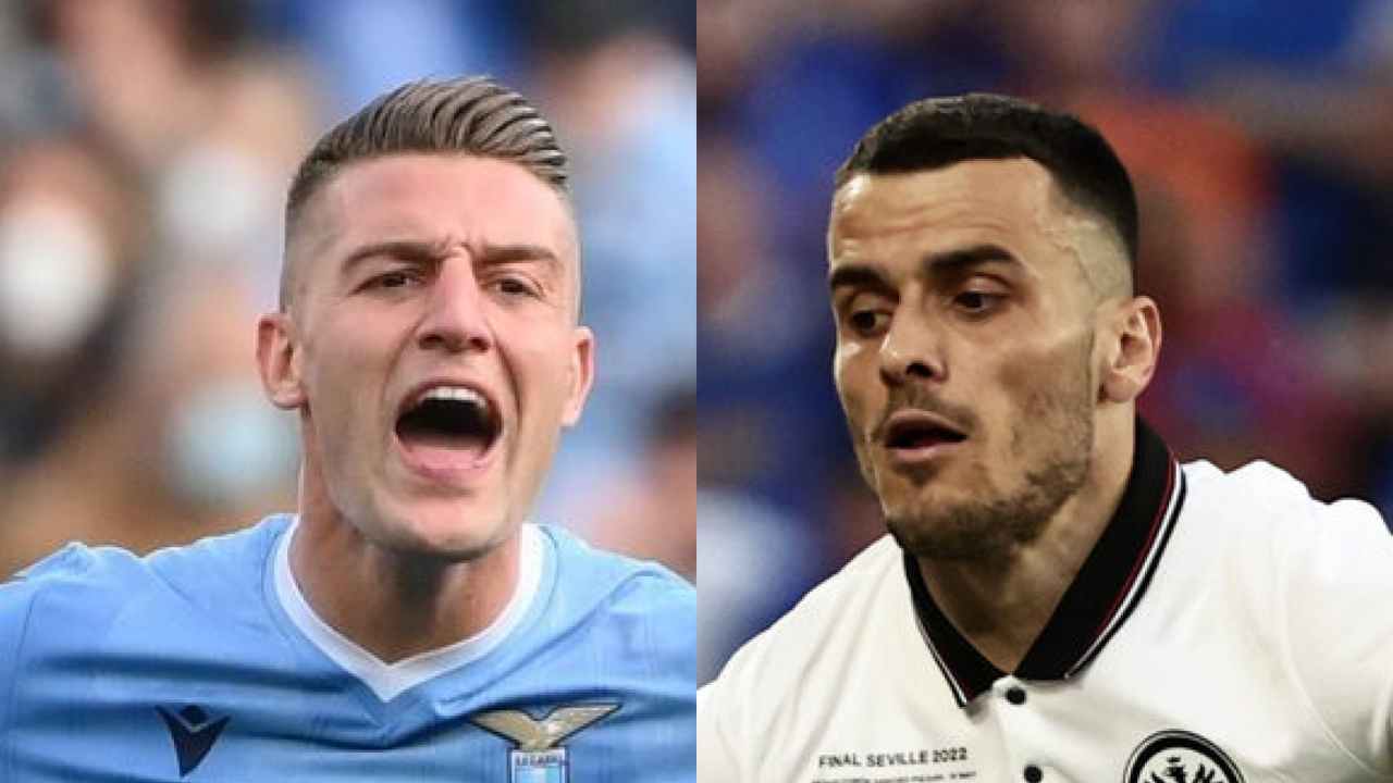 Milinkovic e Kostic - foto laPresse