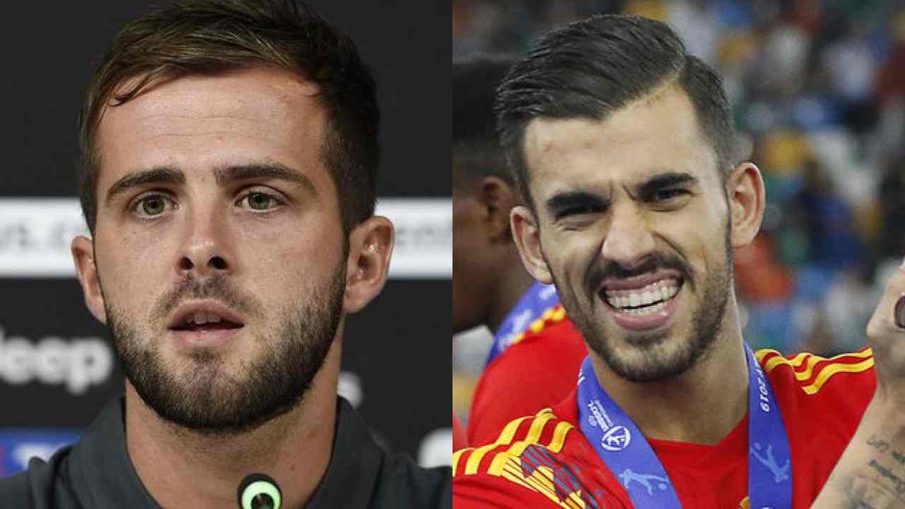 Pjanic e Ceballos foto LaPresse