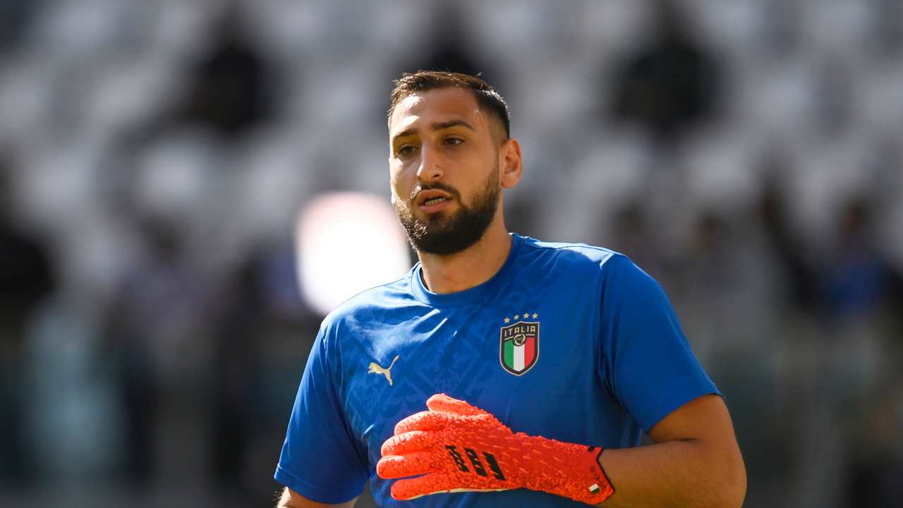 Donnarumma allenamento foto laPresse