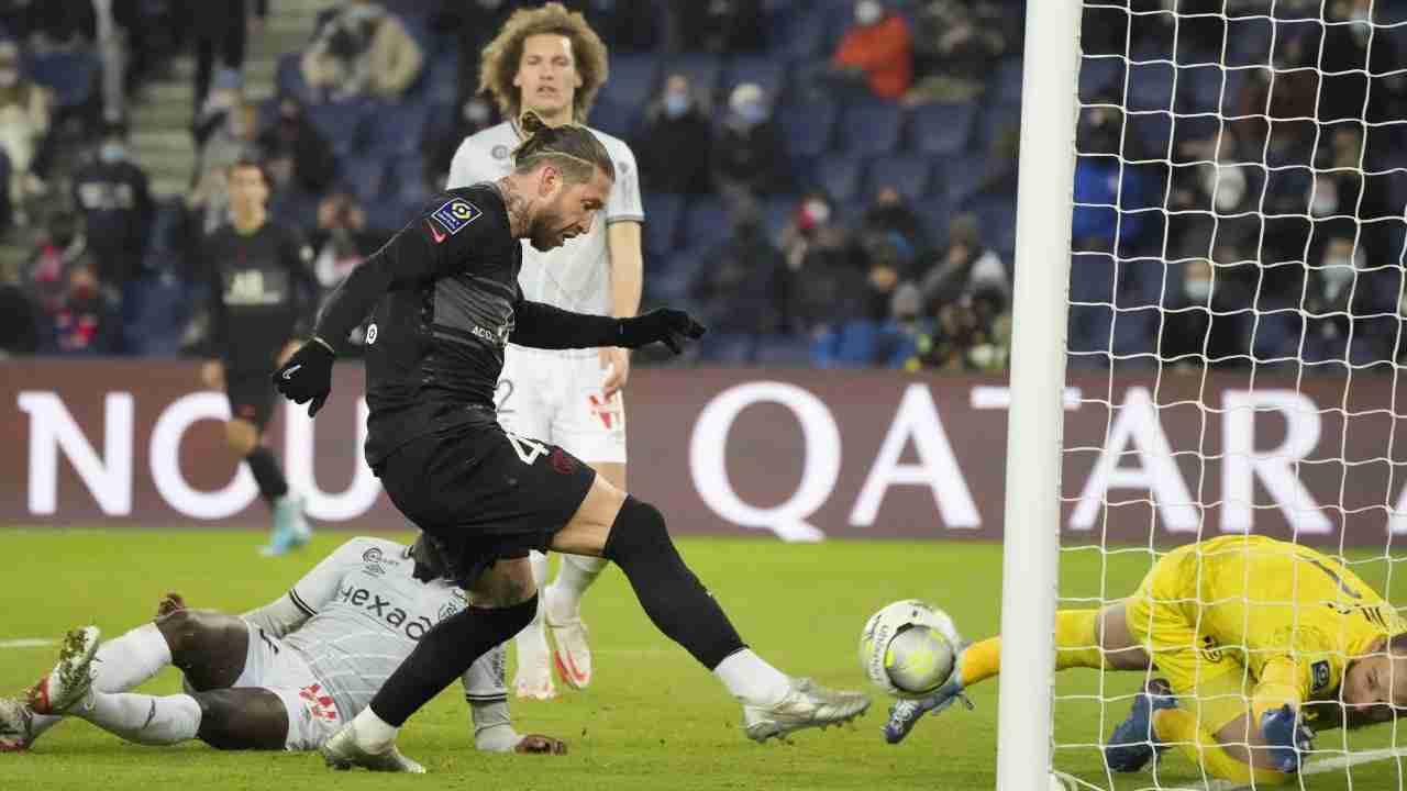 gol Sergio Ramos foto laPresse