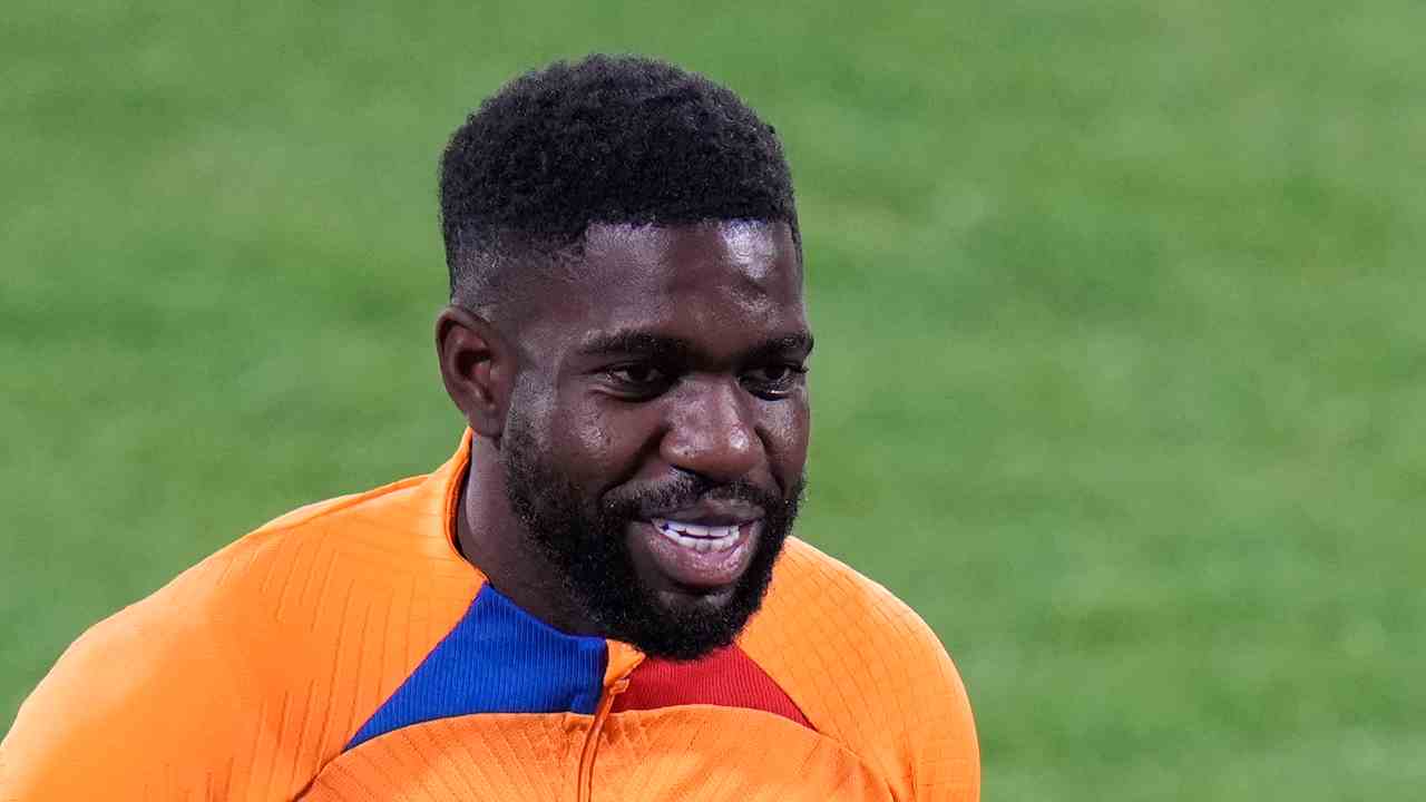 umtiti si allena foto LaPresse