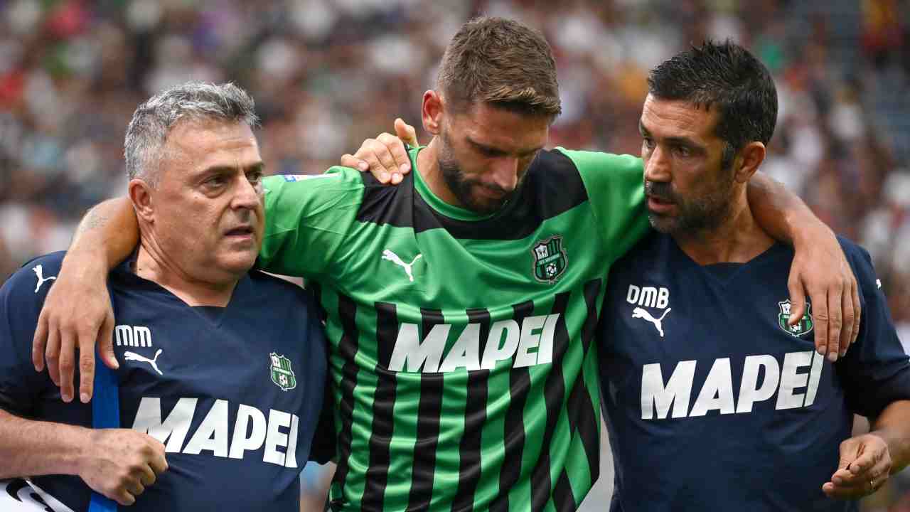 Berardi infortunio