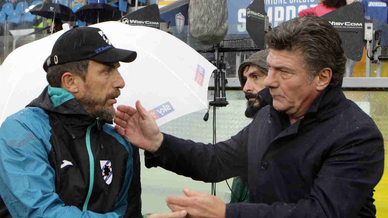 Di Francesco e Mazzarri foto laPresse