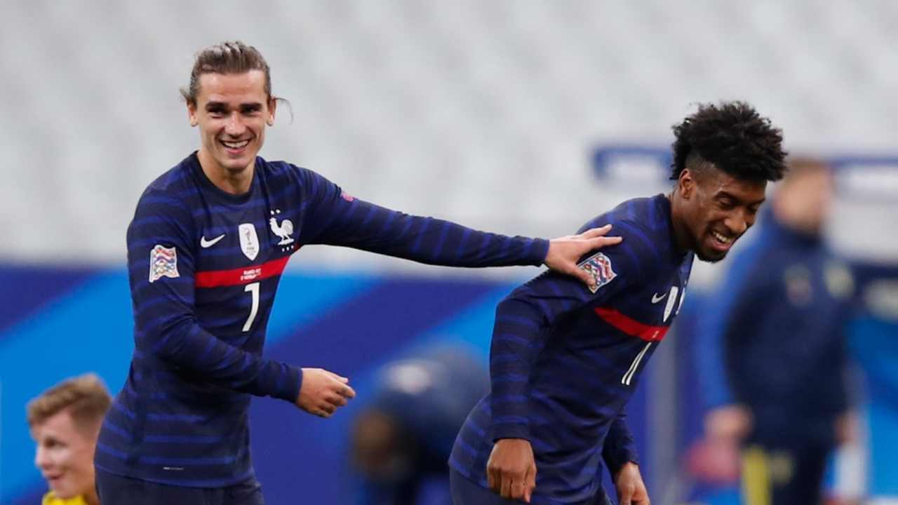 griezmann e Coman foto laPresse