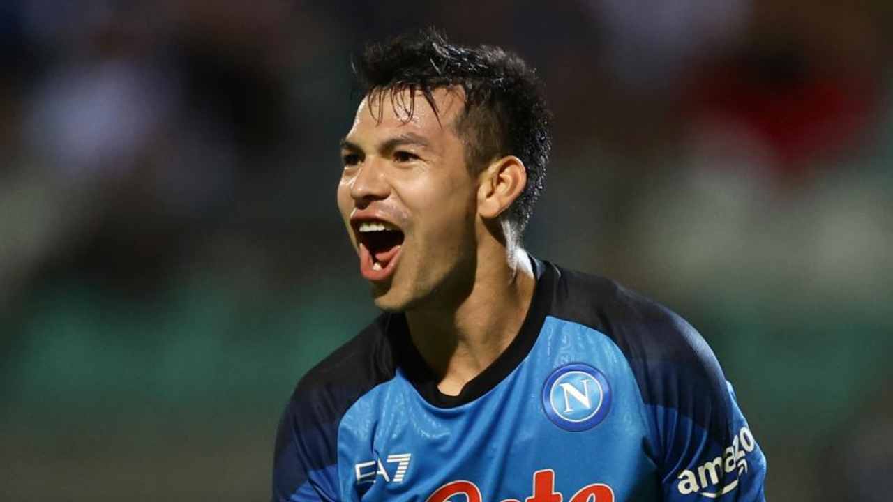 Lozano del Napoli foto LaPresse