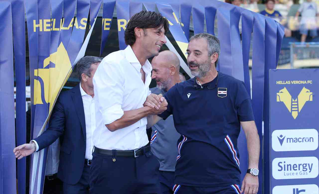 Marco Giampaolo non rischia l'esonero contro lo Spezia (LaPresse)