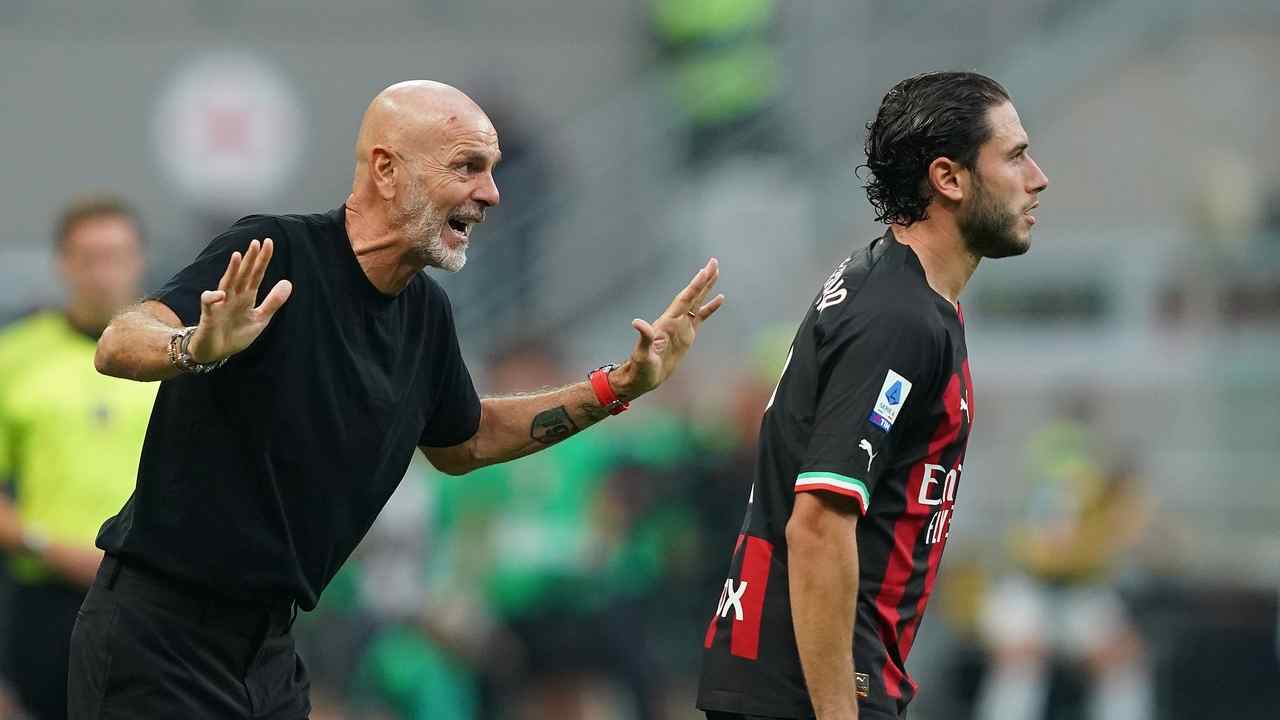 Pioli e Calabria foto LaPresse