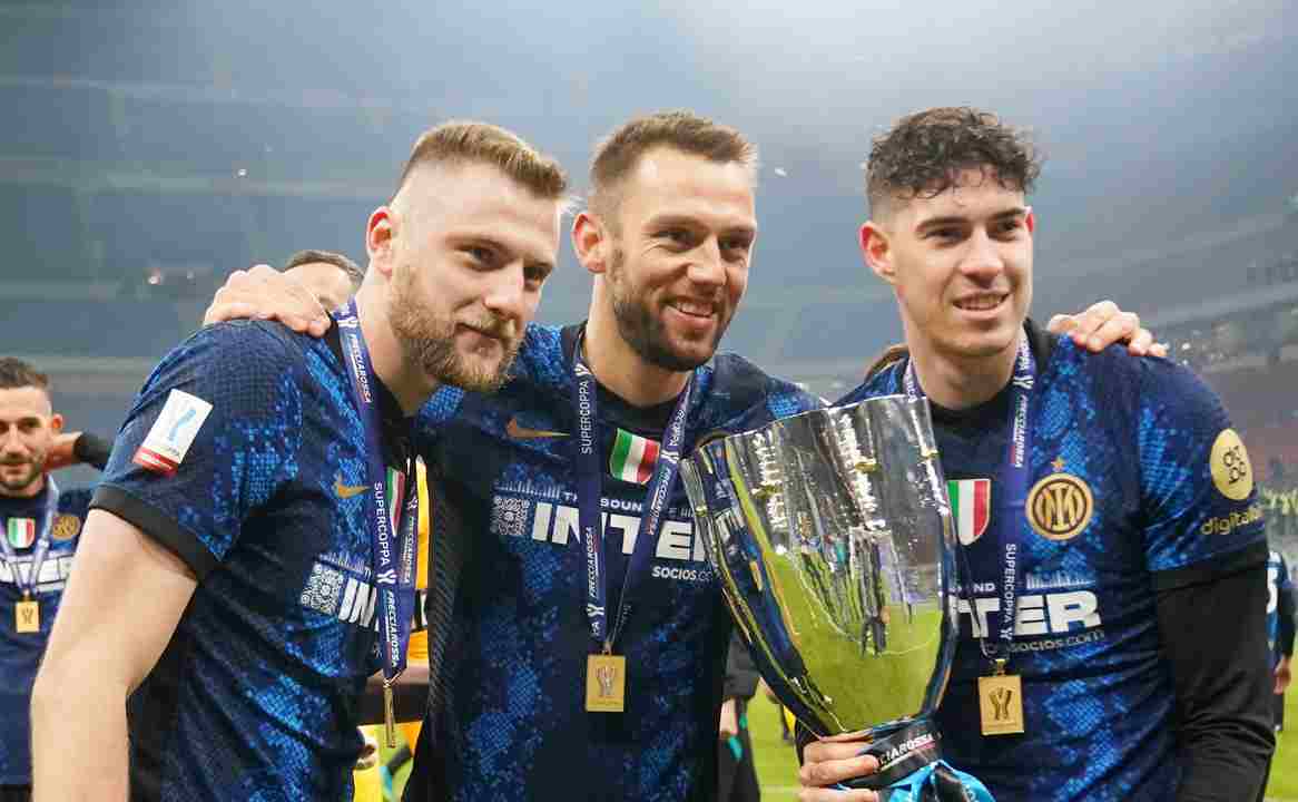 trio difensori inter foto LaPresse