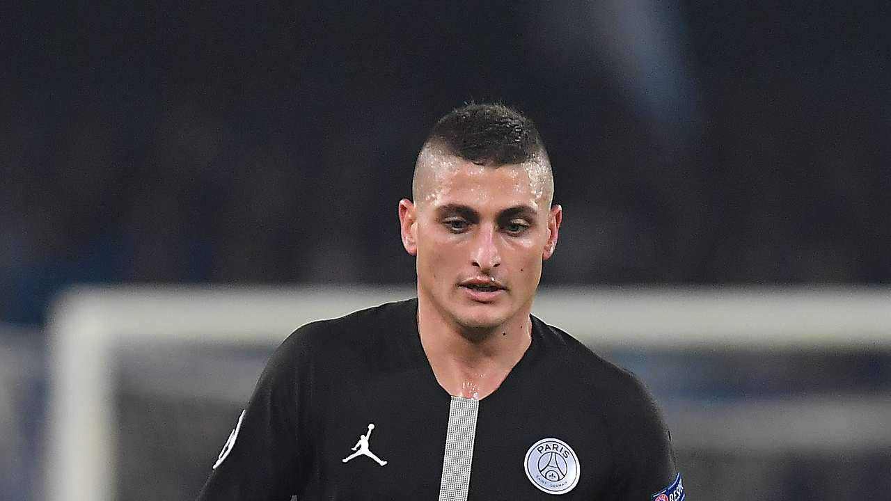 Verratti in campo foto LaPress