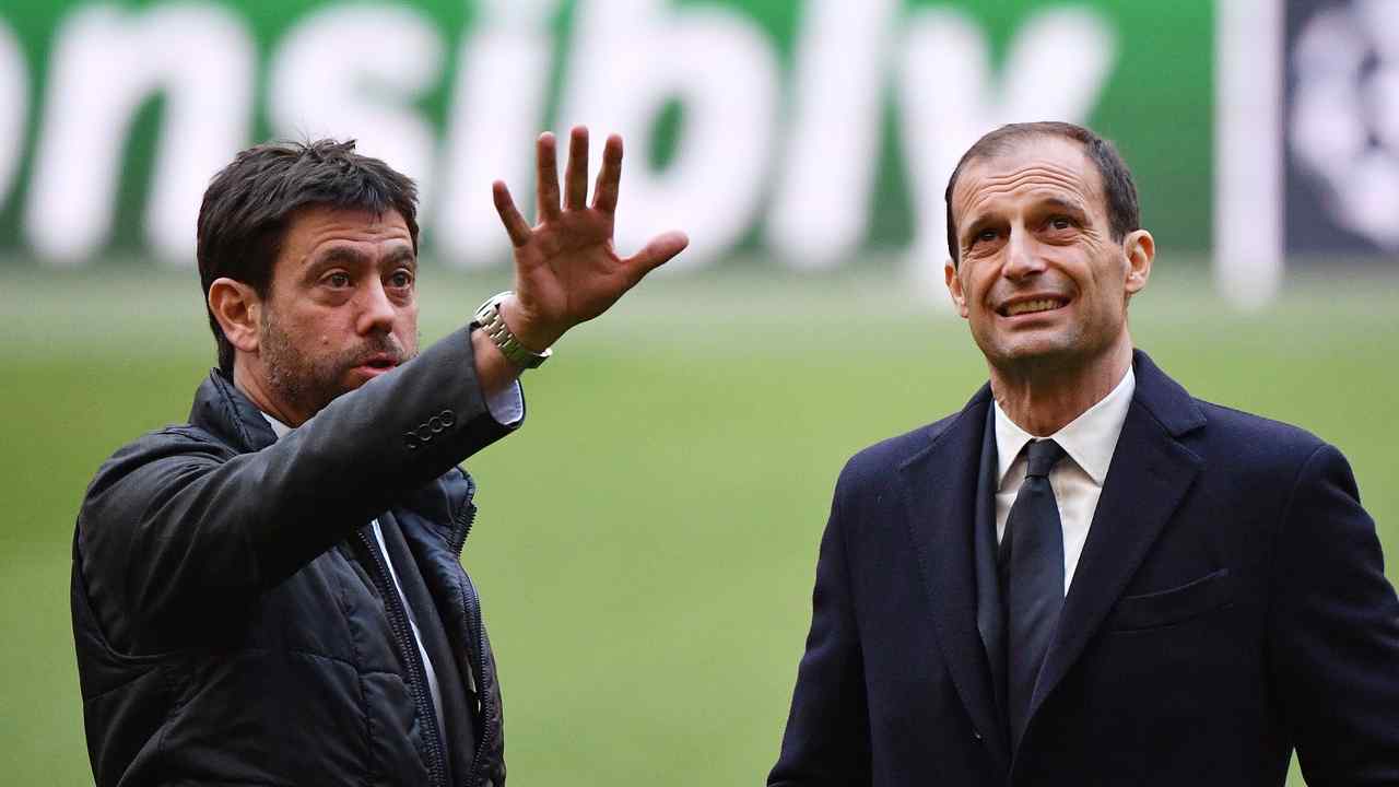 agnelli e allegri foto LaPresse