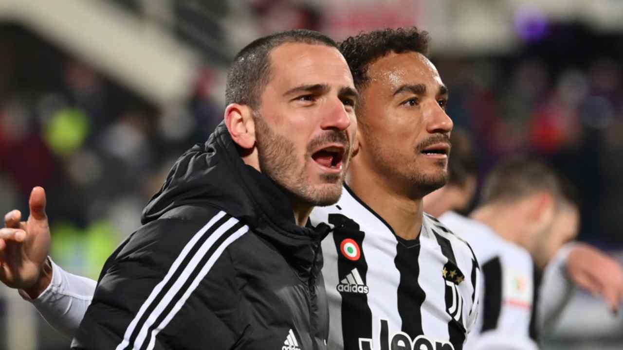 Bonucci e Danilo foto LaPresse