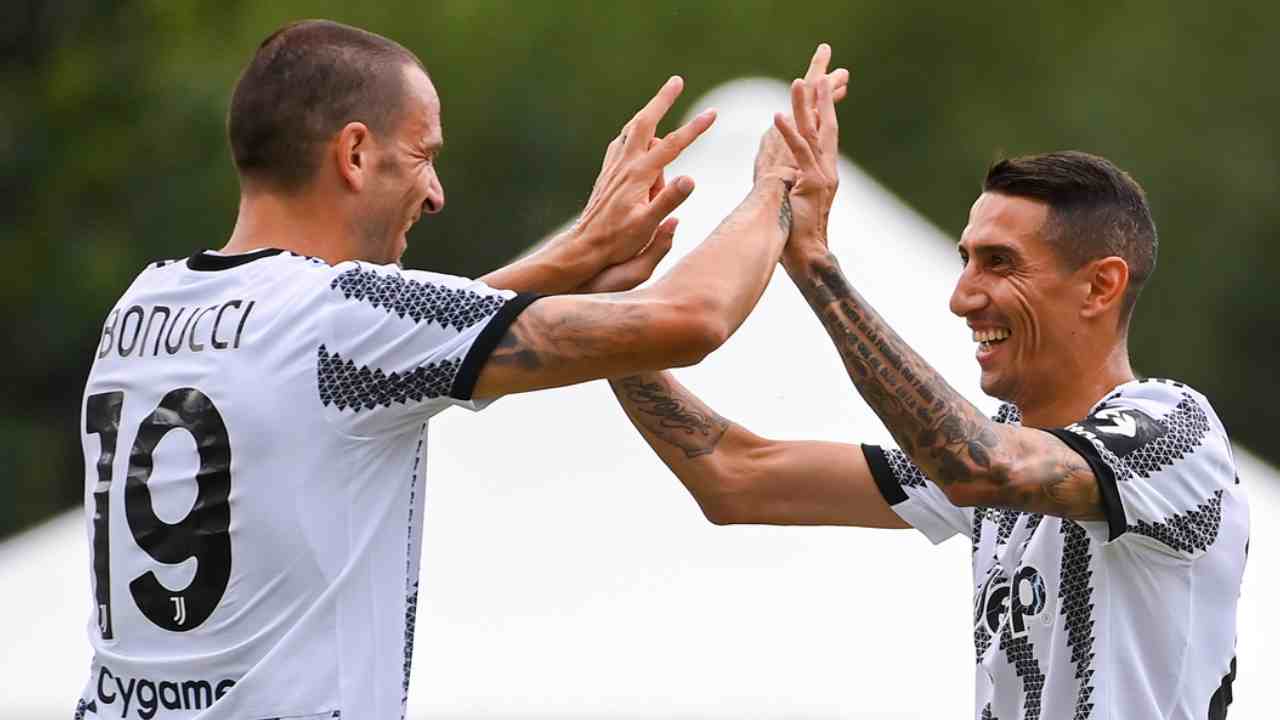 bonucci e di maria foto LaPresse