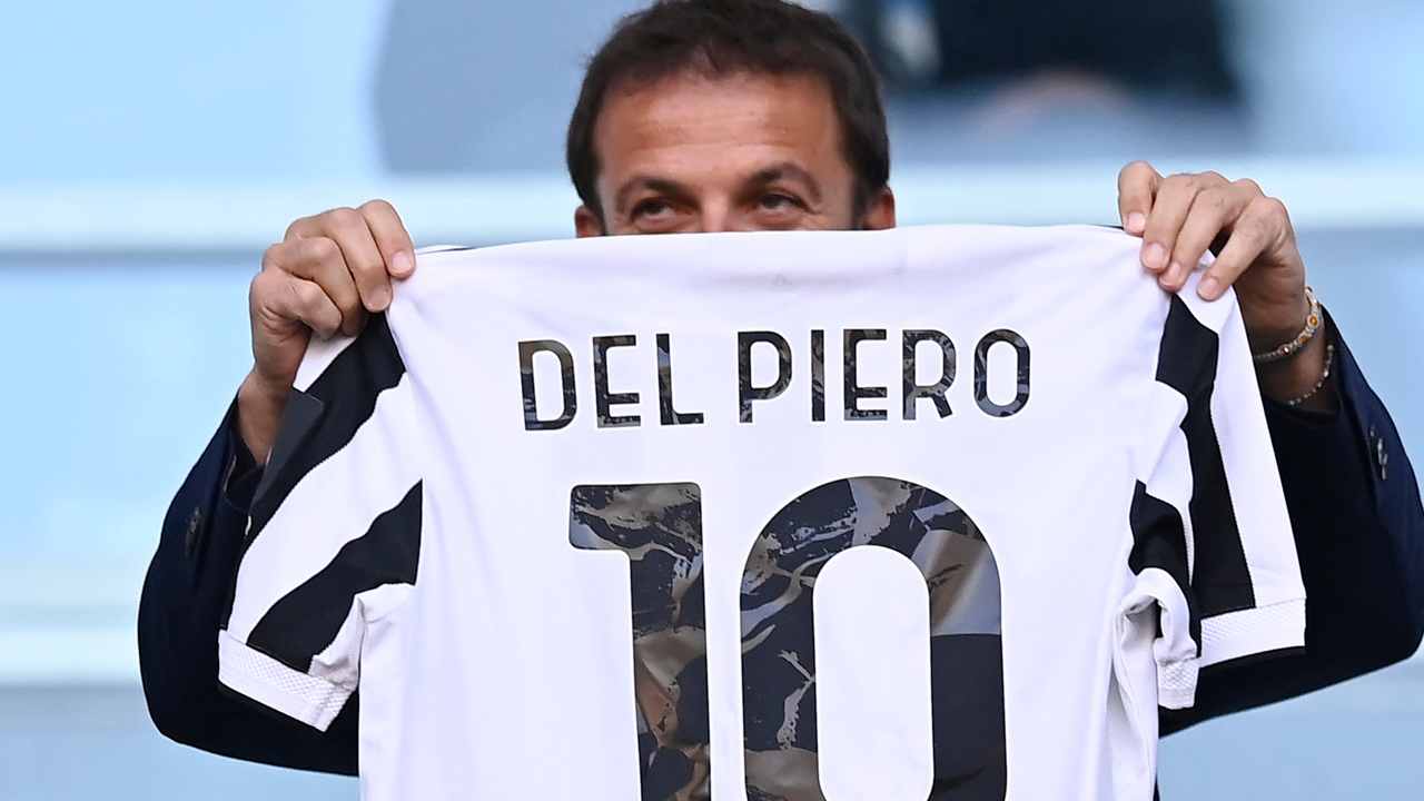 Del Piero allo stadium foto LaPresse