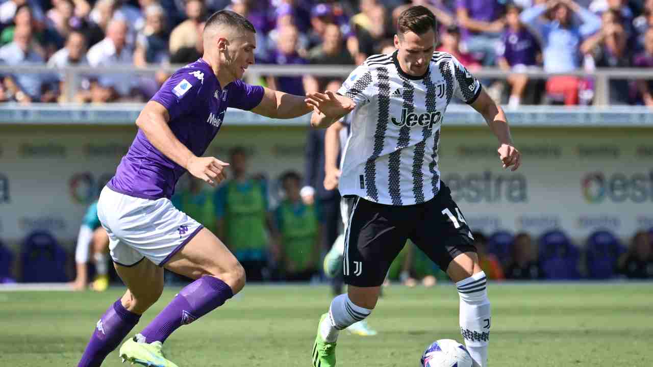 fiorentina-juve foto LaPresse