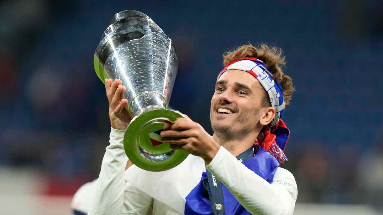 griezmann con nation league foto Lapresse