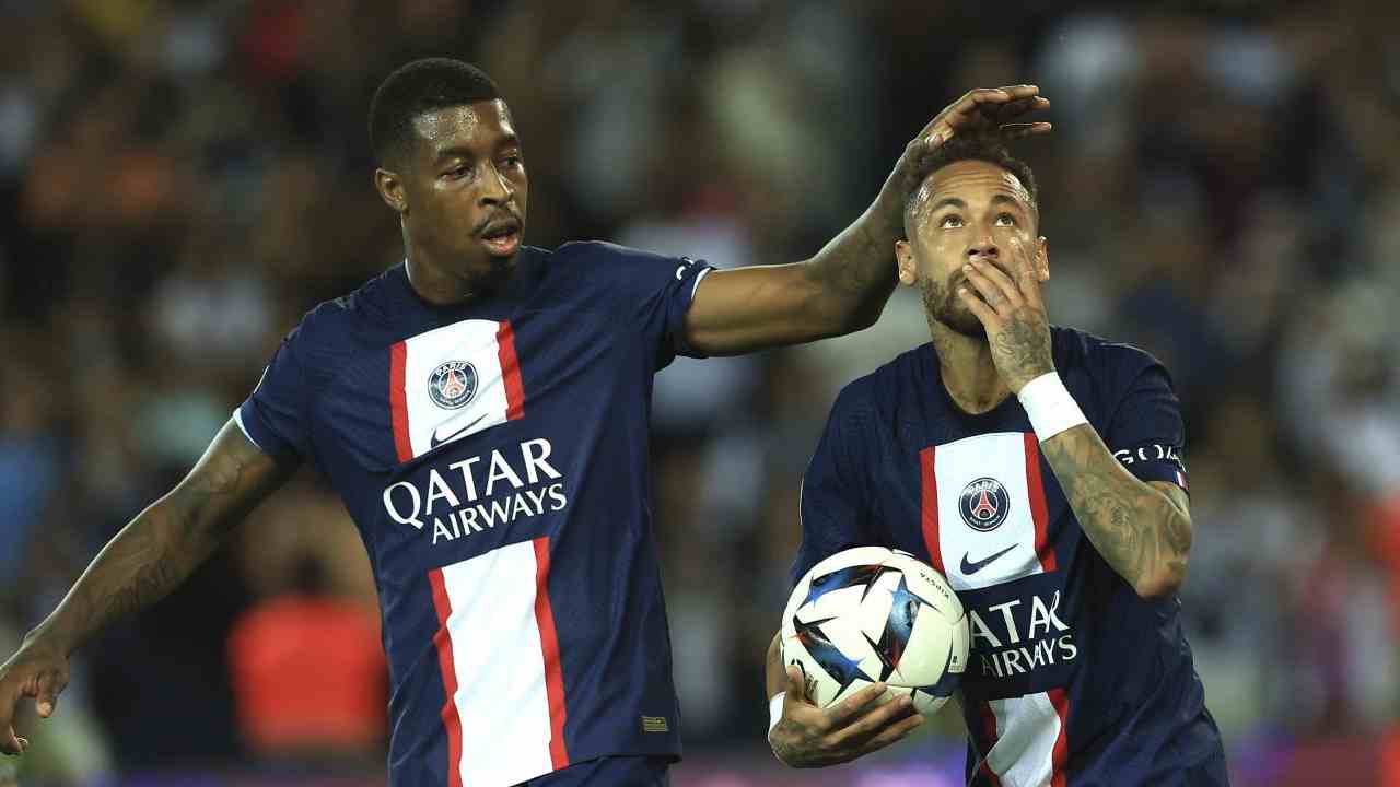 kimpembe e neymar foto LaPresse