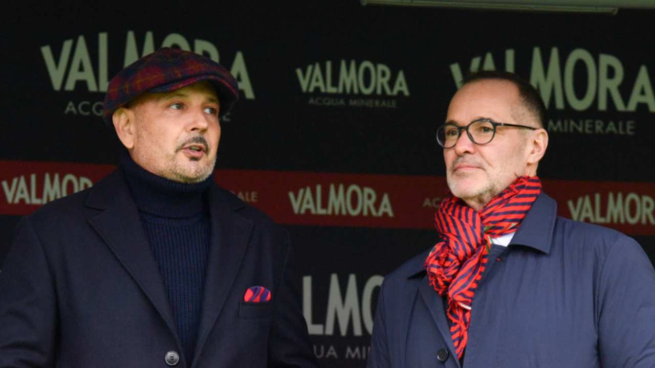 mihajlovic e saputo foto LaPresse