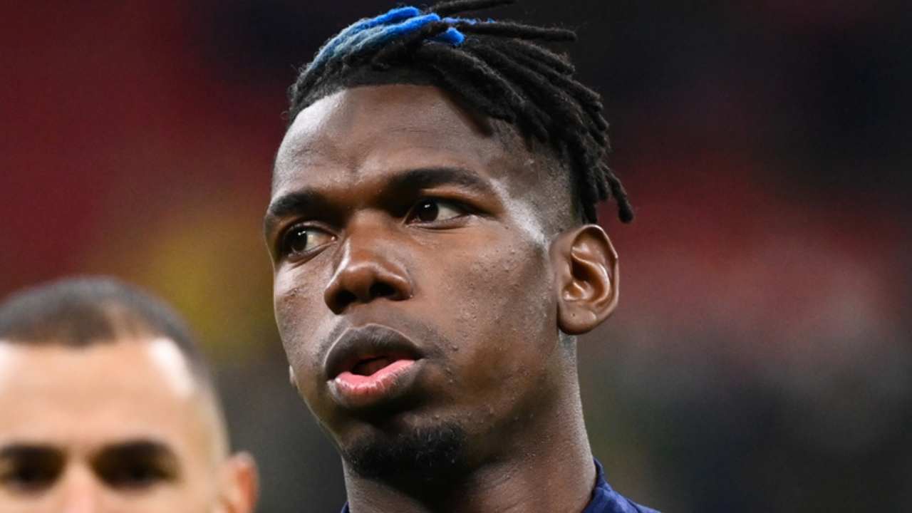 Pogba con Francia foto LaPresse