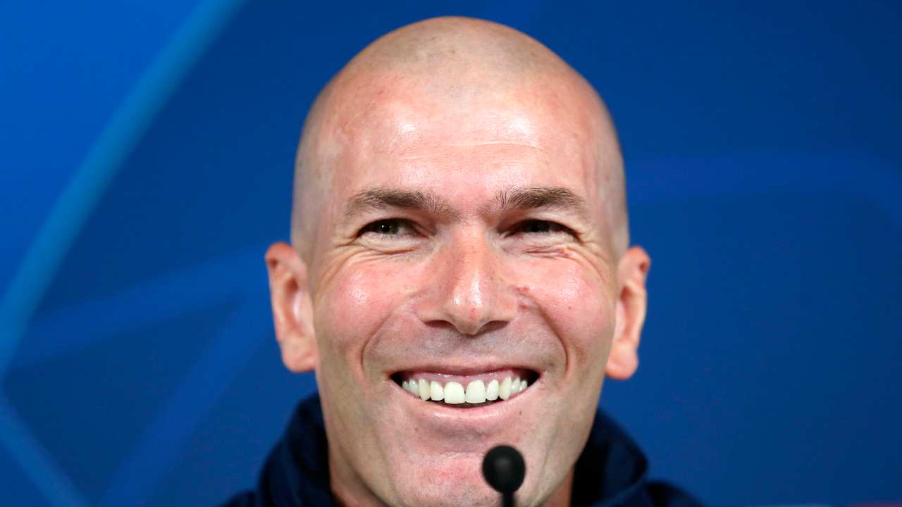 Zidane in conferenza foto LaPresse