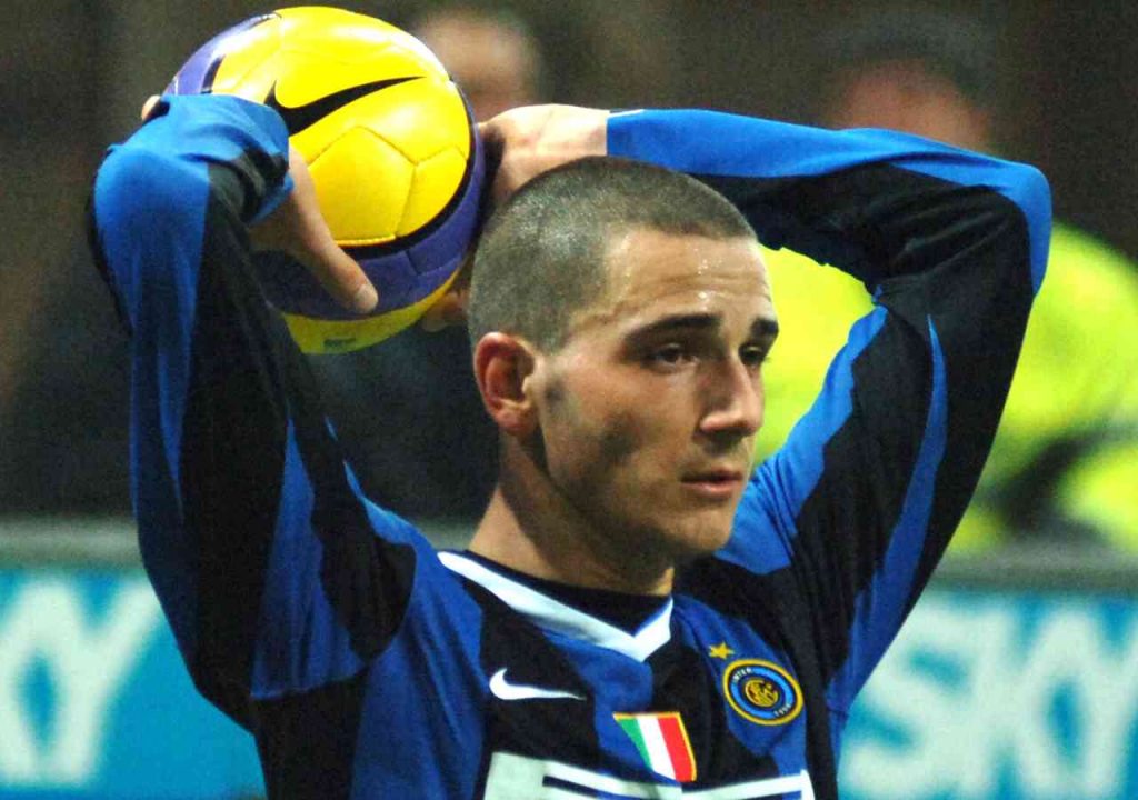 Leoardo Bonucci ai tempi dell'Inter 