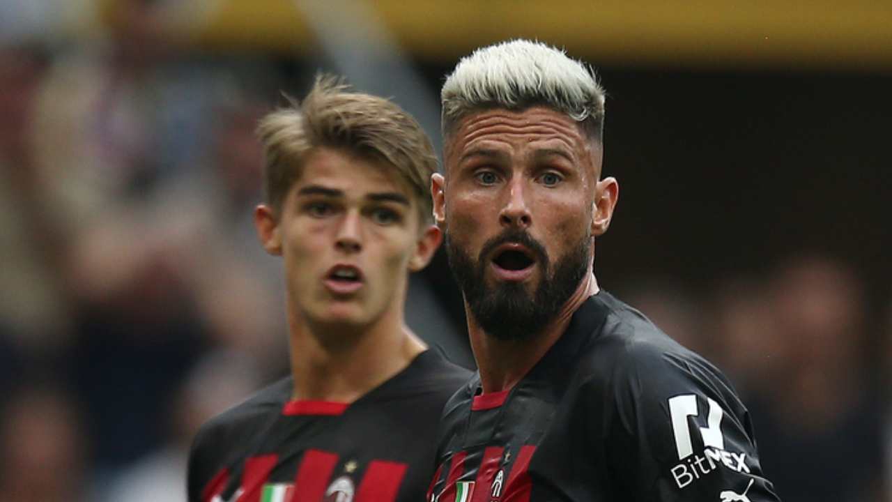 De Ketelaere e Giroud - foto laPresse