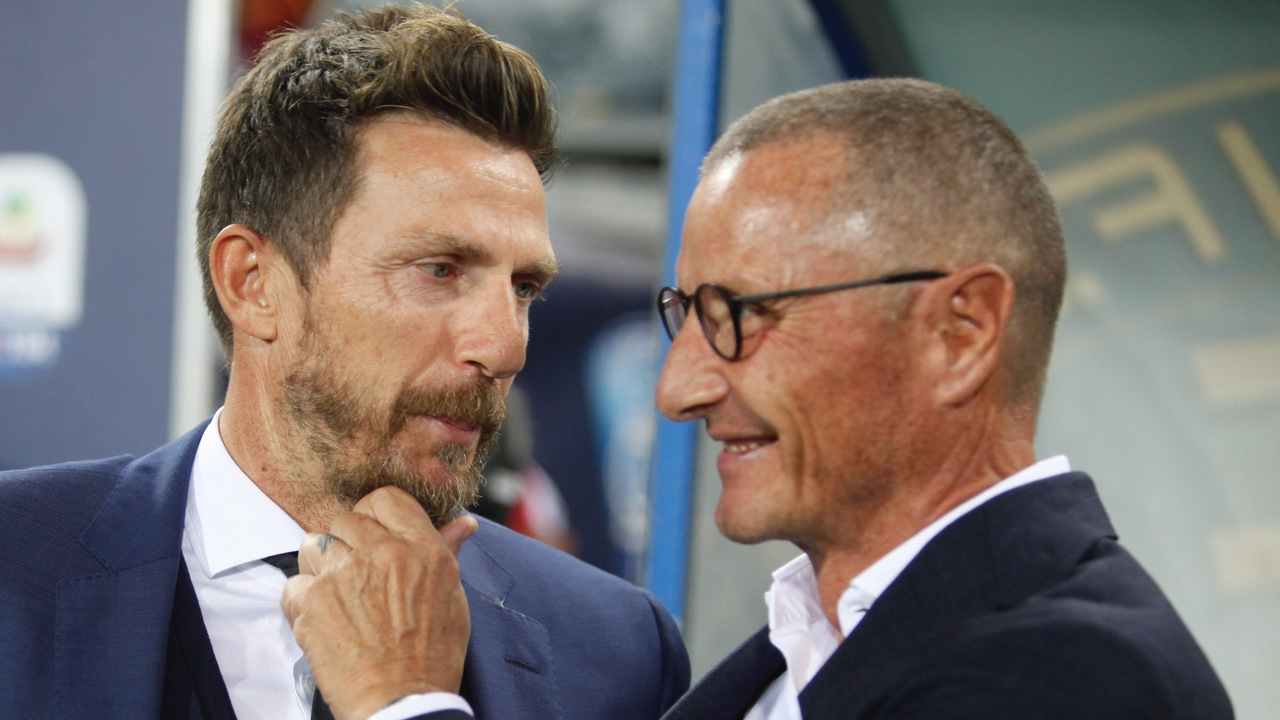 Di Francesco e Andrezzoli foto LaPresse