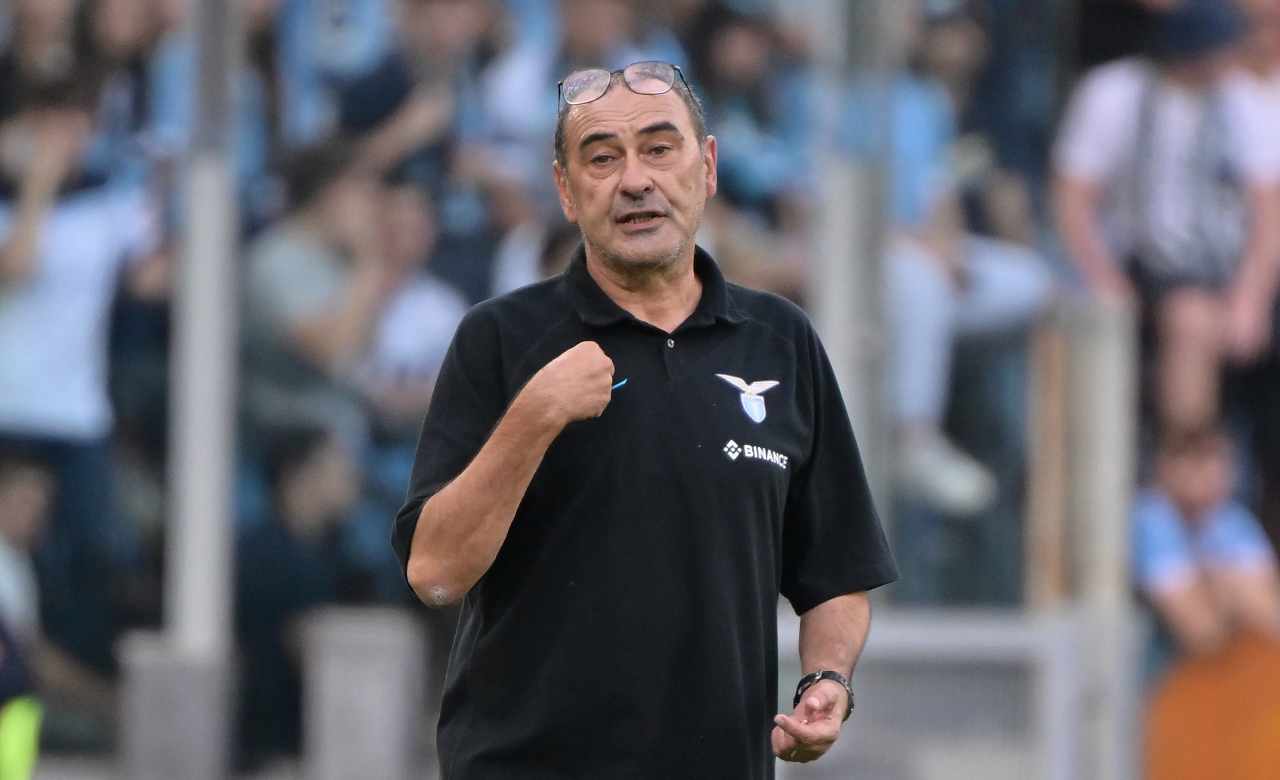 Dimissioni Sarri e annuncio in diretta del tecnico toscano (LaPresse)