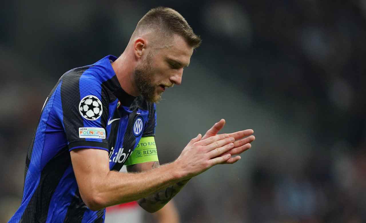 L'addio di Skriniar all'Inter potrebbe non arrivare con il rinnovo ormai pronto (LaPresse)