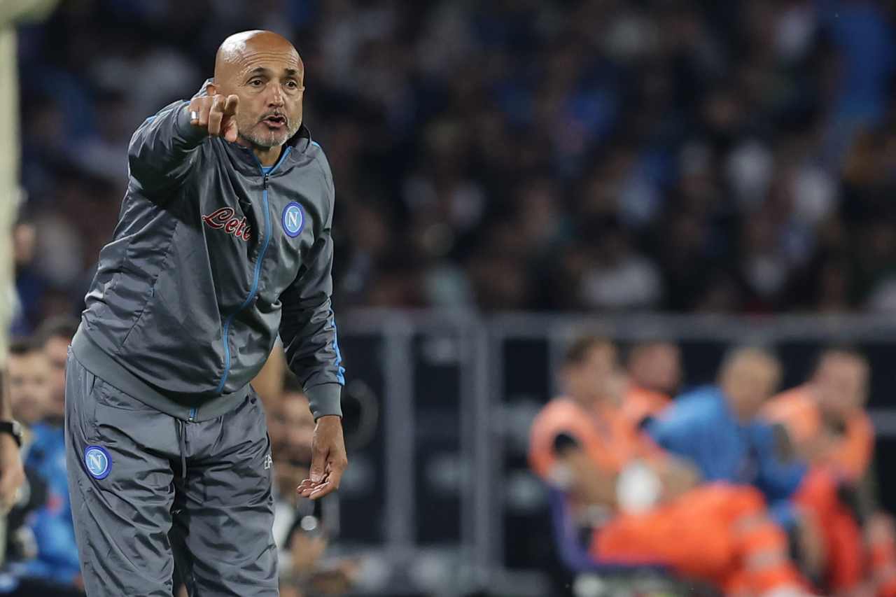 Luciano Spalletti, durante Napoli-Ajax