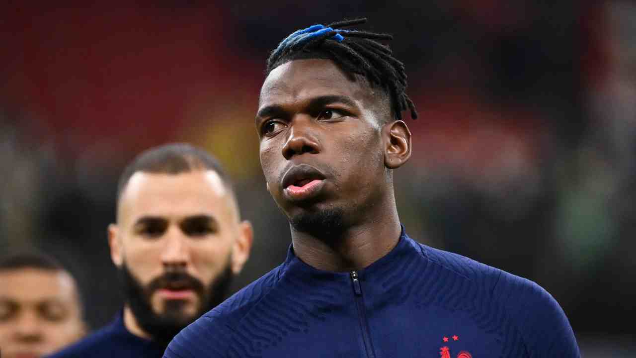 Pogba sbuffa foto LaPresse