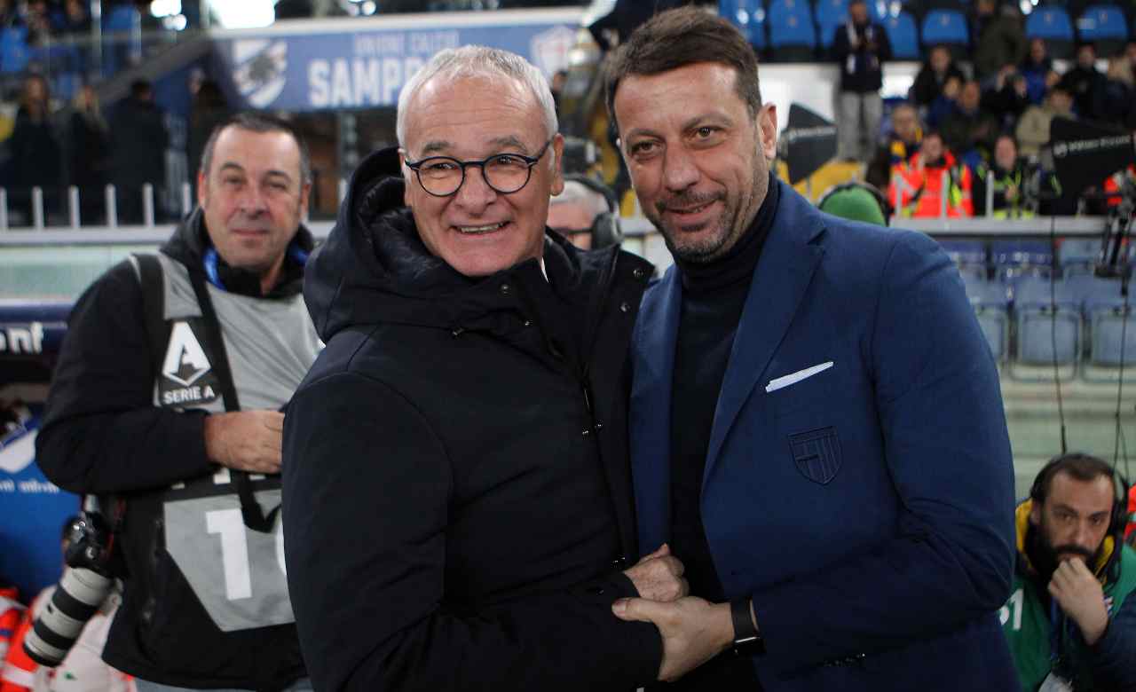 Ranieri o D'Aversa per il dopo Giampaolo sulla panchina della Sampdoria (LaPresse)