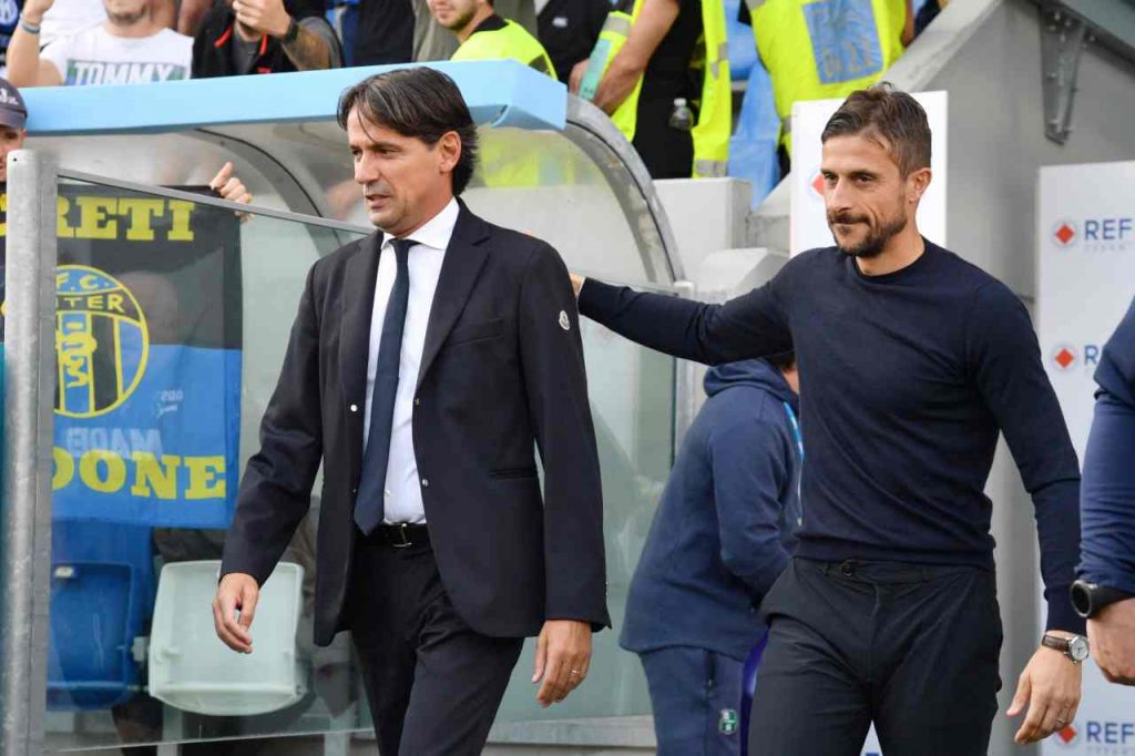 Simone Inzaghi e Alessio Dionisi