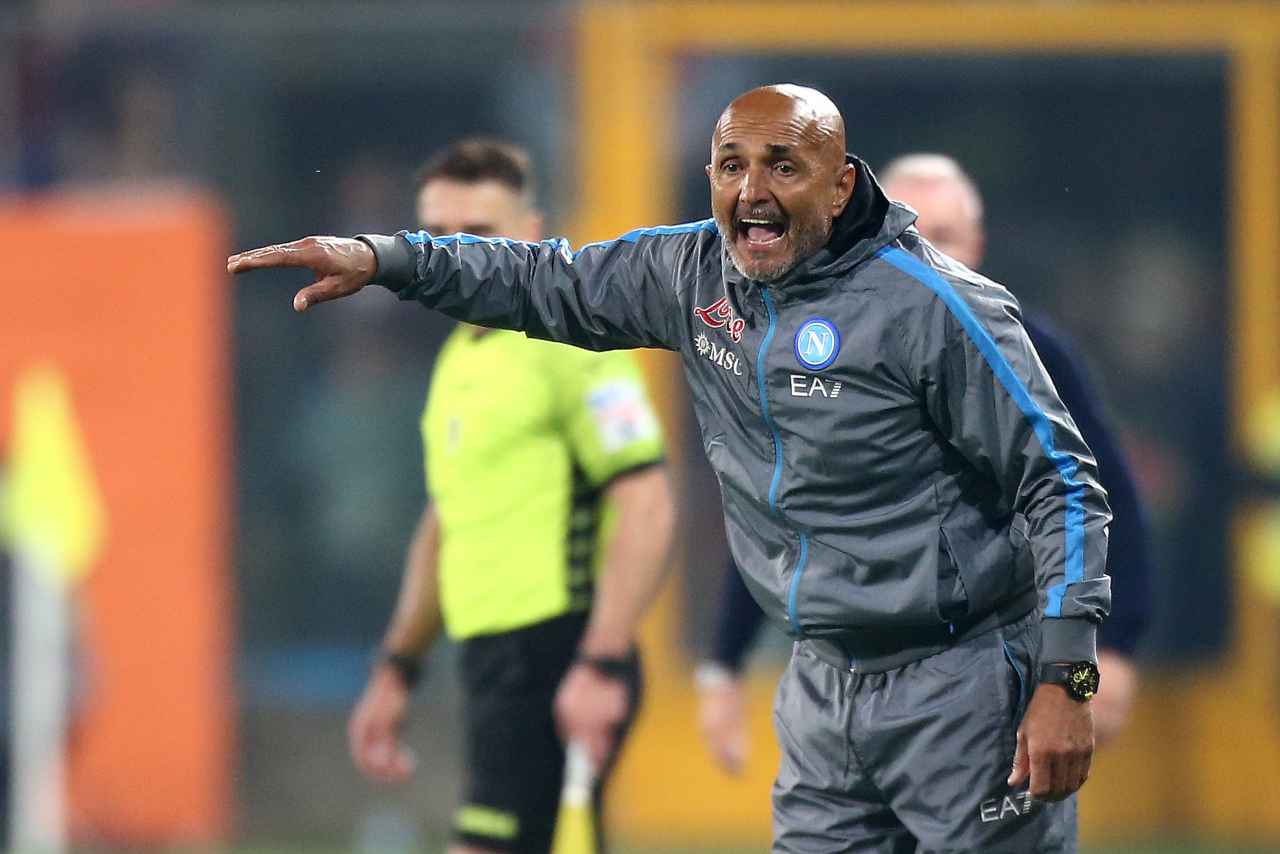 Luciano Spalletti durante Cremonese-Napoli