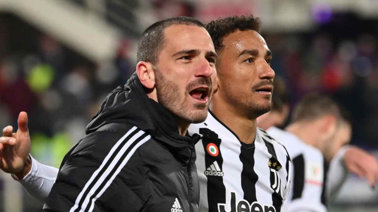 Bonucci e Danilo foto LaPresse