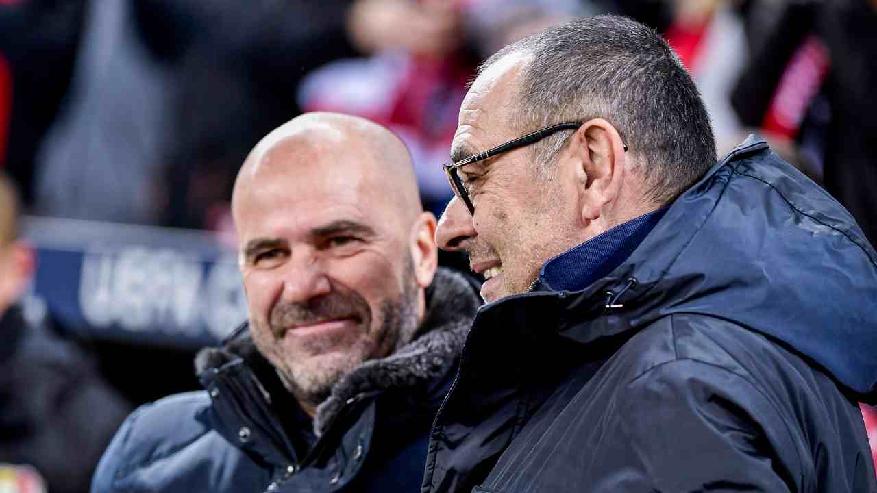 bosz e sarri foto LaPresse