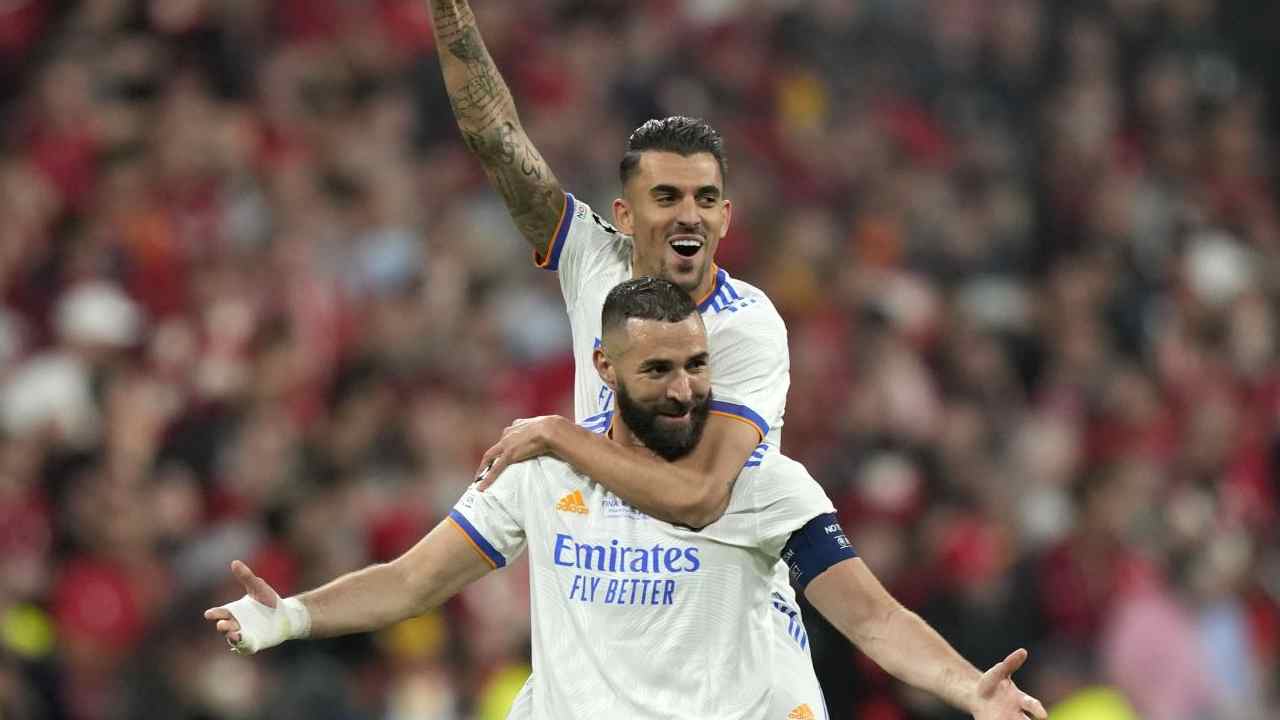 ceballos con benzema foto LaPresse