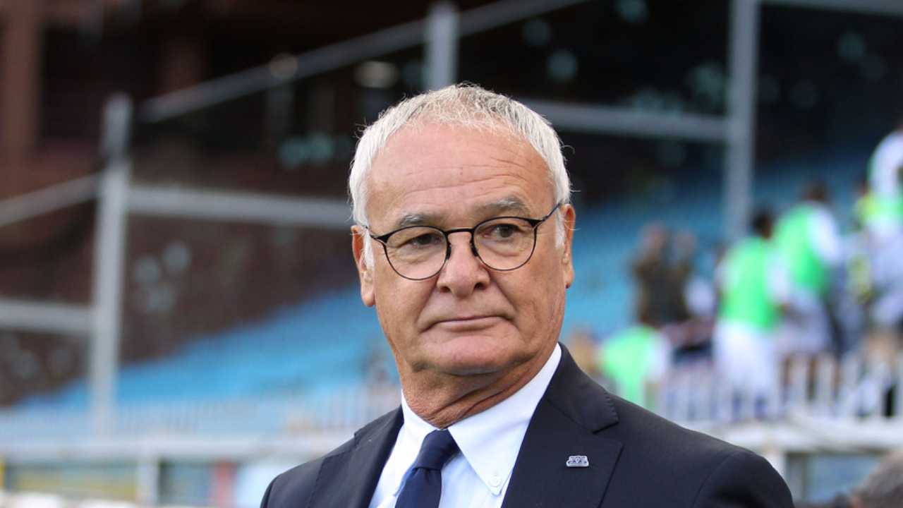 Ranieri primo piano foto LaPresse