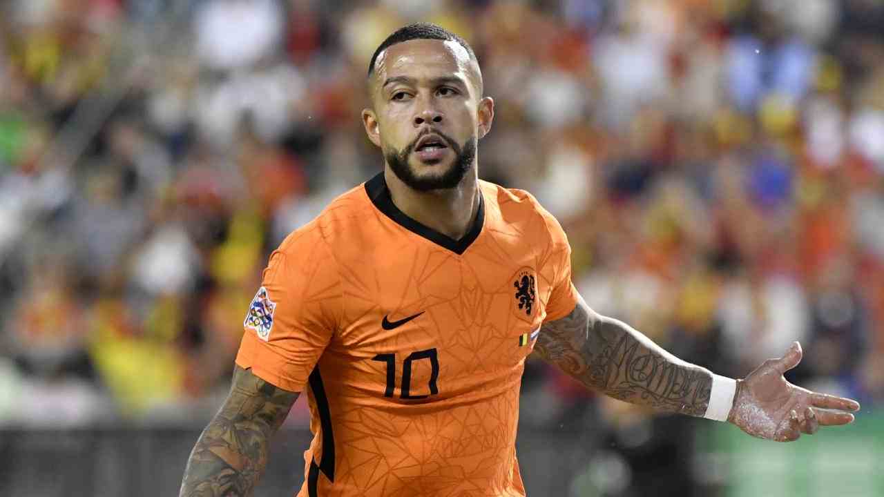 depay olanda foto LaPresse