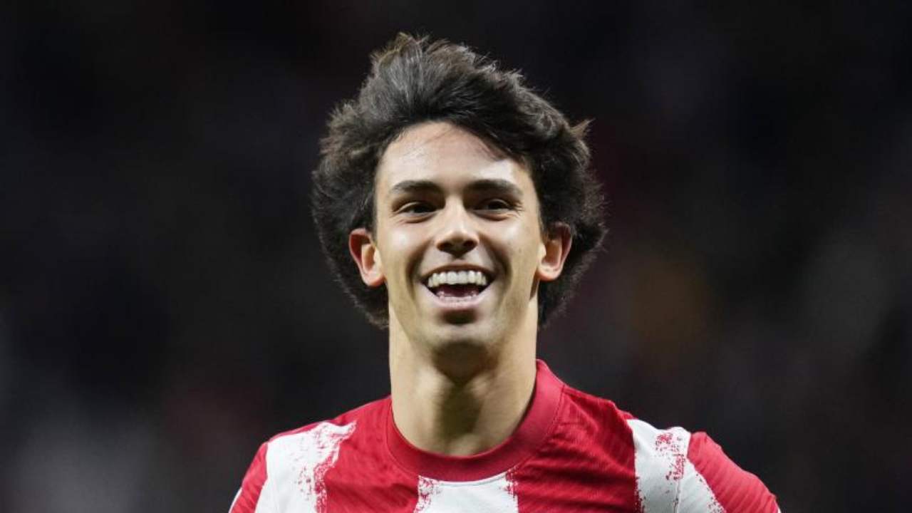 Joao Felix sorridente foto LaPresse