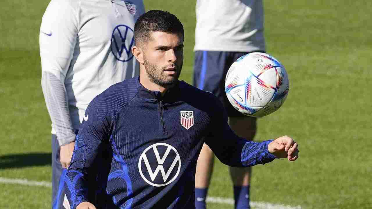 Pulisic si allena foto LaPresse