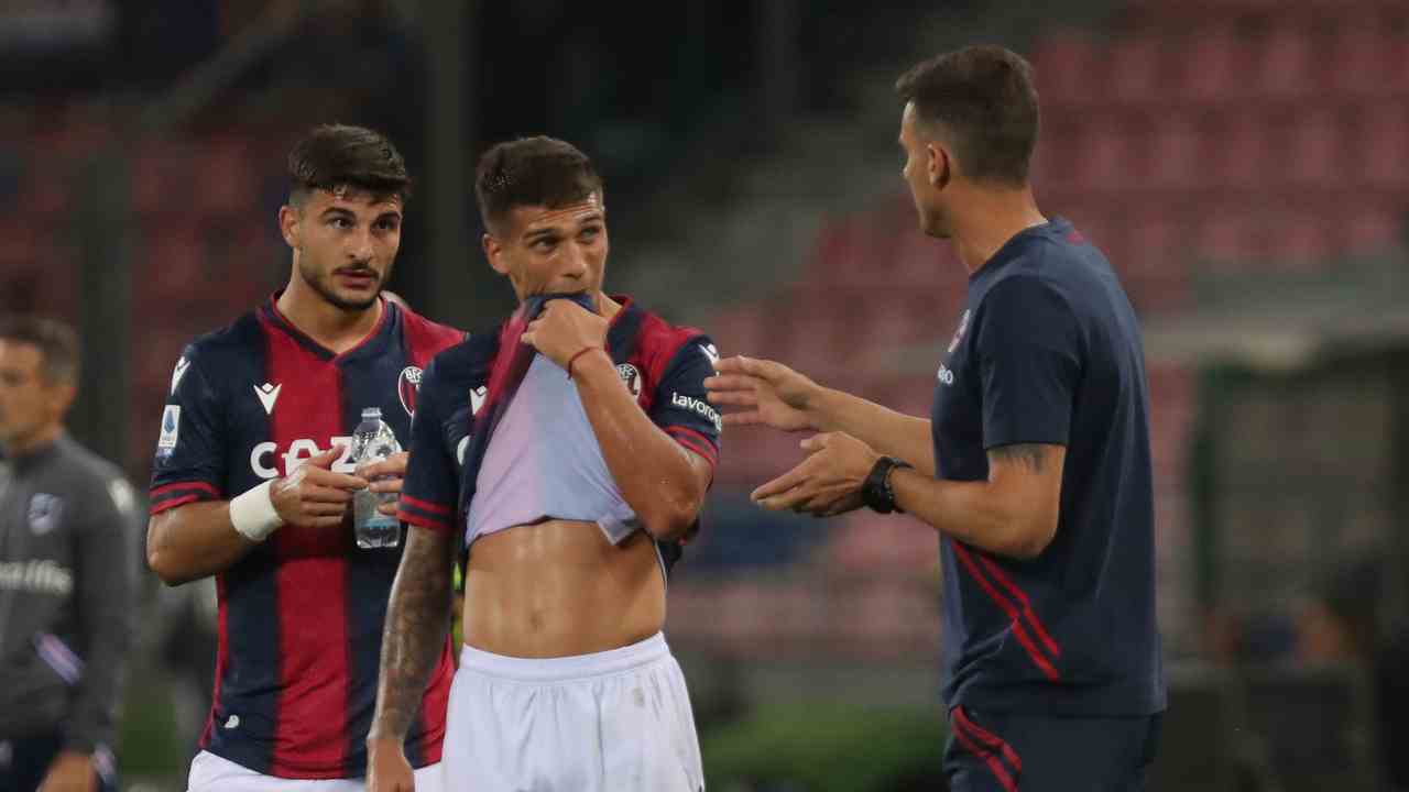 thiago motta col bologna foto Lapresse