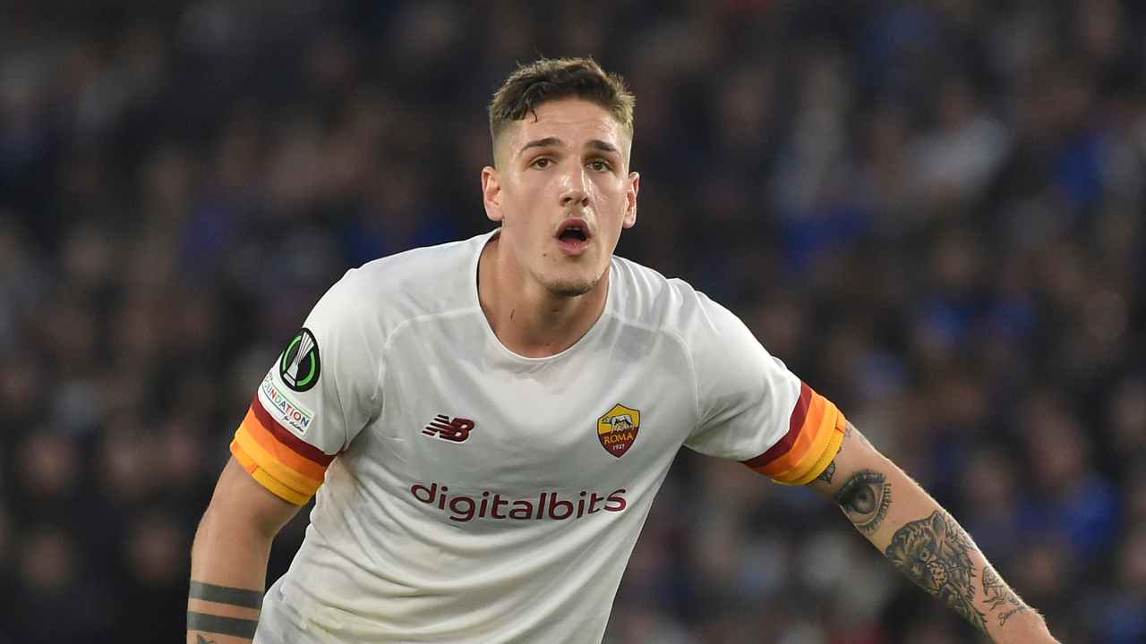 zaniolo in trasferta - foto LaPresse