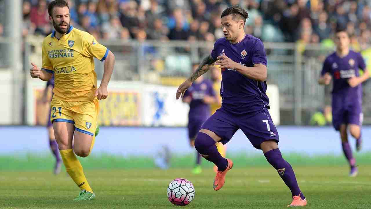 Zarate in campo foto laPresse