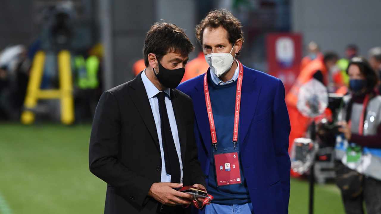 Agnelli ed Elkann foto LaPresse