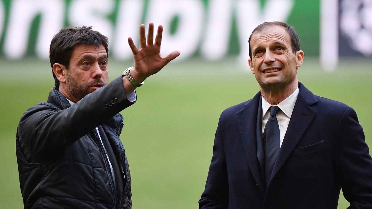 Agnelli e Allegri foto LaPresse