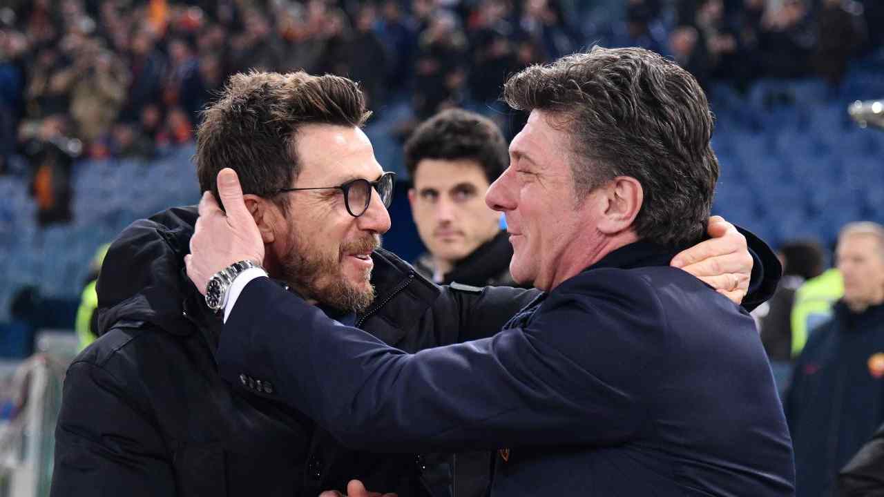 Di Francesco e Mazzarri foto LaPresse